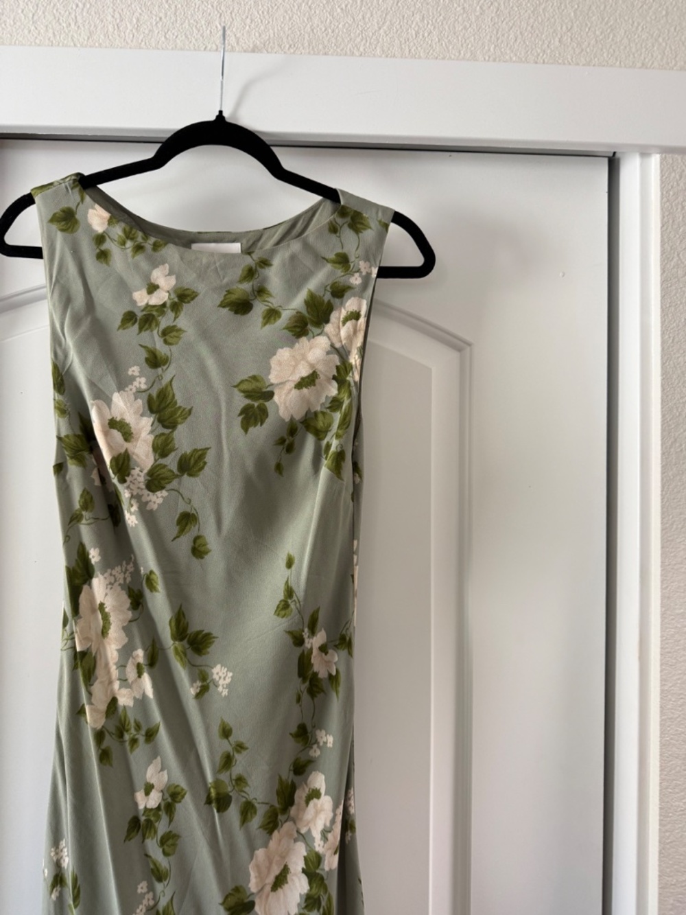 Reformation Prescott maxi dress green and white floral - Picture 3 of 6